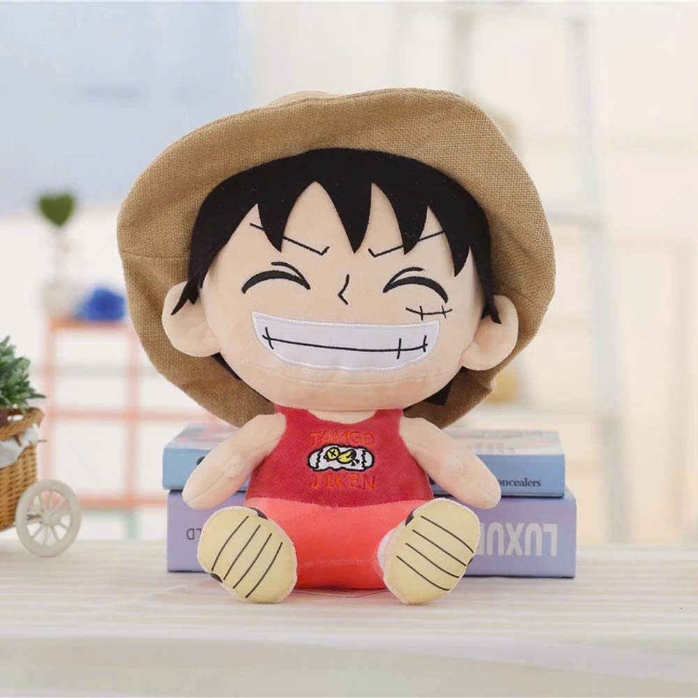 Gấu Bông Luffy Mũ Rơm Hoạt Hình One Piece 30cm Đáng Yêu,THú Nhồi Bông Hình Luffy Sang Trọng- quà tặn