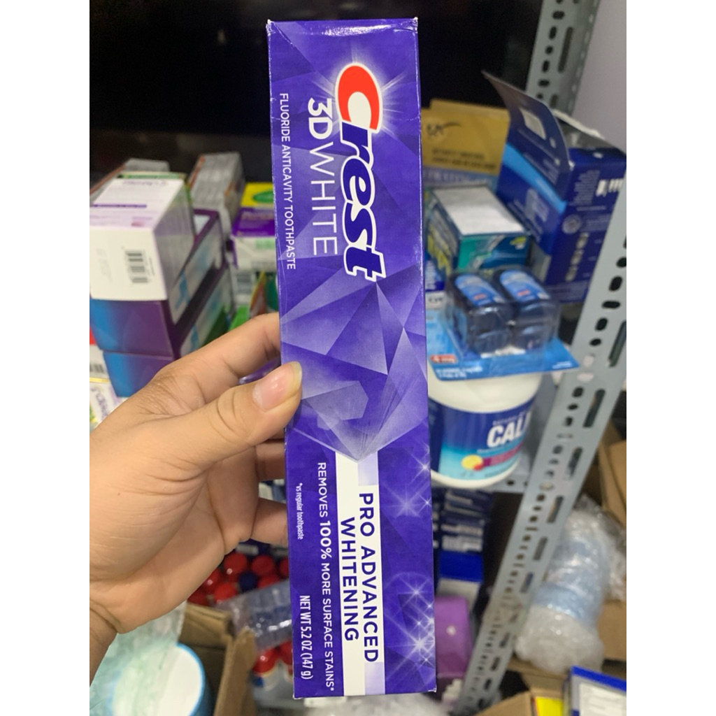 Kem đánh răng Crest 3D White Pro Advanced Whitening Mỹ