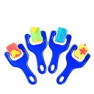 Bộ Cọ Xốp Chấm Màu Vẽ Tranh Cho Bé