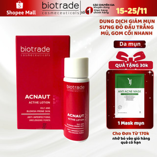  Dung dịch chấm mụn Biotrade Acnaut Active - giảm mụn mủ mụn dậy thì Lotion 15ML 