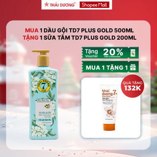   Sale Tháng 12  Mua 1 Dầu gội dược liệu Thái Dương 7 Gold  Hoa Bưởi 500ml  Tặng 1 tube Thái Dương 7 Plus Gold 200g 