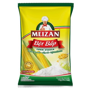 Bột Bắp Meizan bịch 1kg – Bột Làm Bánh/ Nguyên Liệu Làm Bánh, Nấu Ăn, tạo kết dính, làm chè - ngon bổ dưỡng