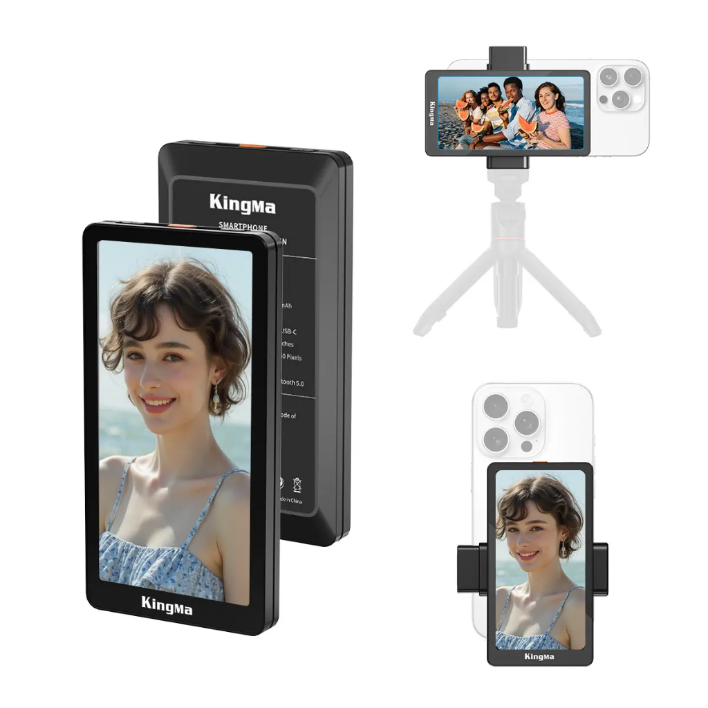 Kingma VL-PH05 Max | Màn hình phụ selfie monitoring screen hít nam châm từ tính Remote điều khiển từ xa | BigBuy360 - bigbuy360.vn