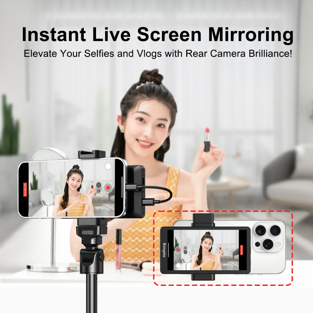 Kingma VL-PH05 Max | Màn hình phụ selfie monitoring screen hít nam châm từ tính Remote điều khiển từ xa | BigBuy360 - bigbuy360.vn