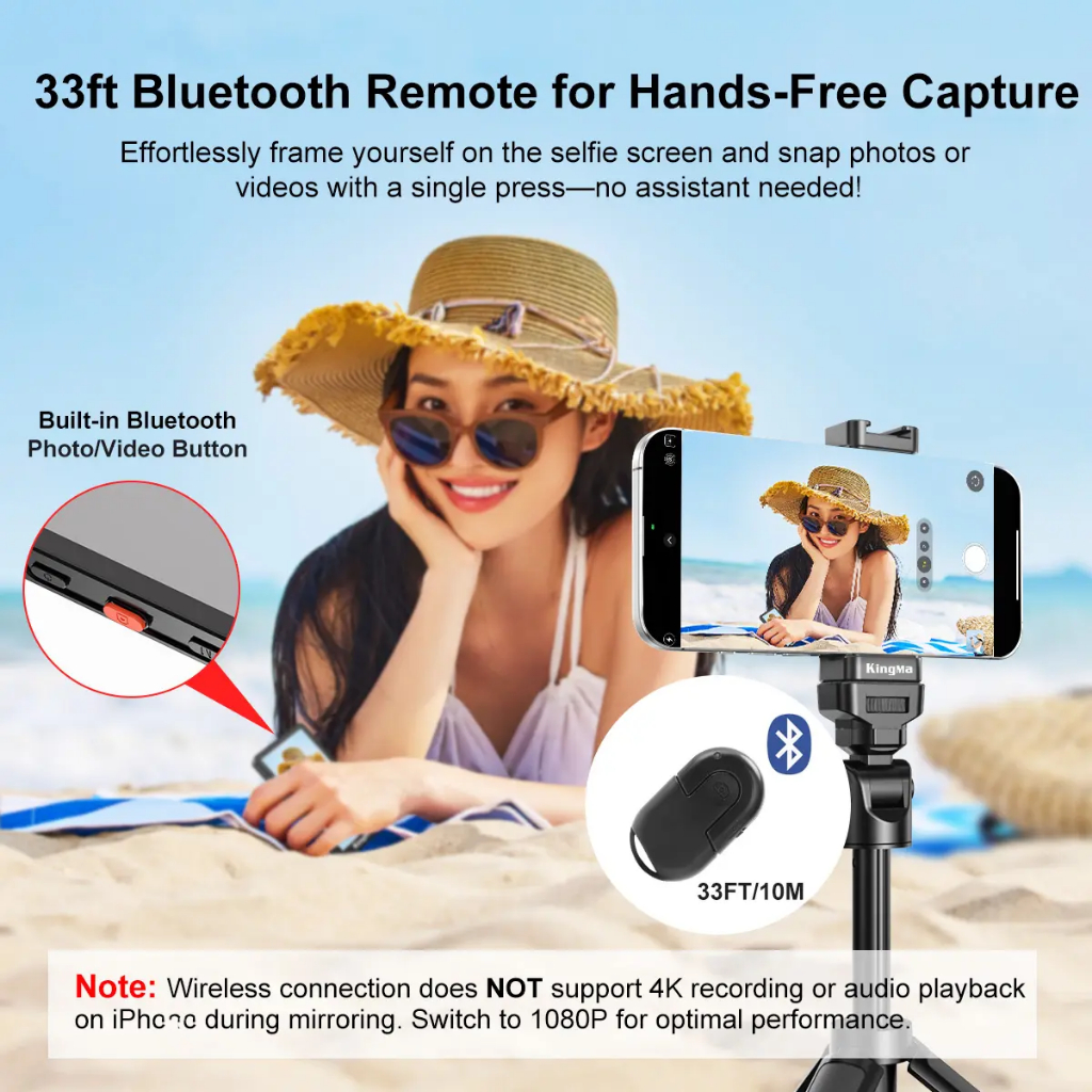 Kingma VL-PH05 Max | Màn hình phụ selfie monitoring screen hít nam châm từ tính Remote điều khiển từ xa | BigBuy360 - bigbuy360.vn