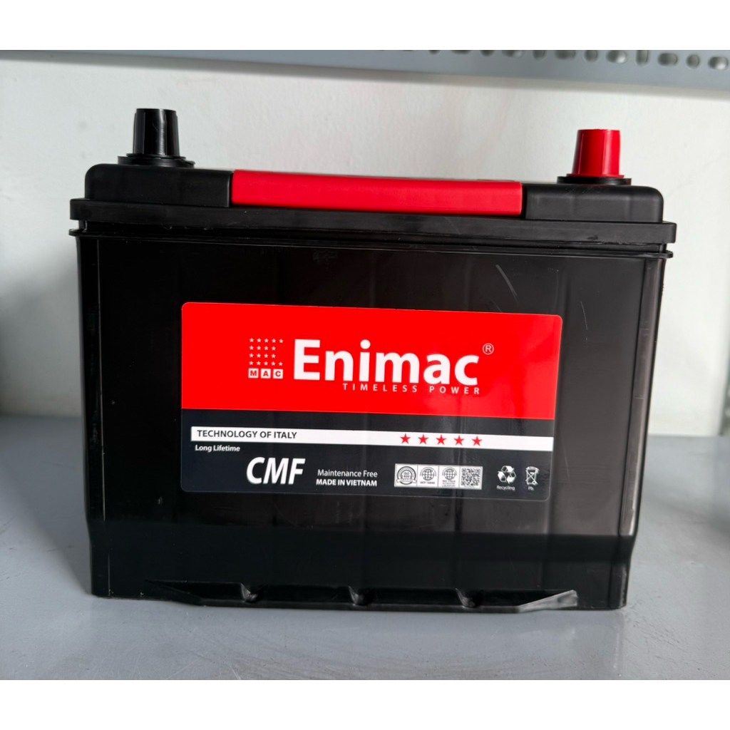 Bình ắc quy 12v khô miễn bảo dưỡng đồng nai enimac 80D26L | 12V - 70ah