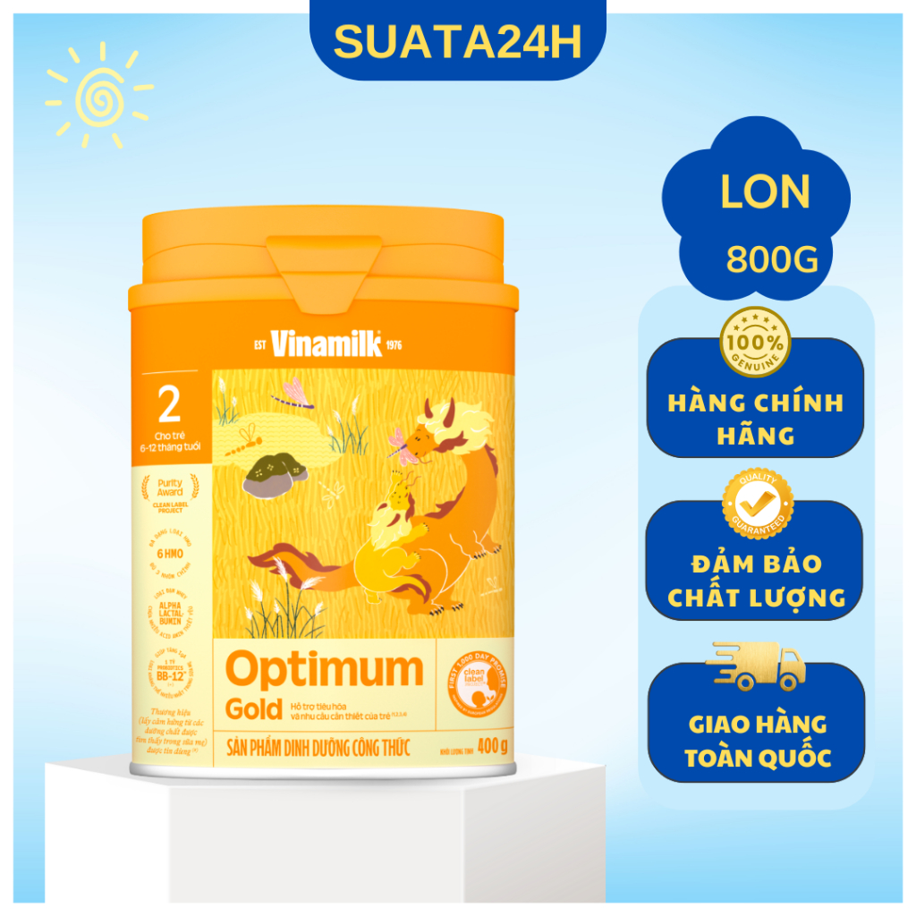 Sữa bột Optimum gold 2 OPTI MIX 800g Mới