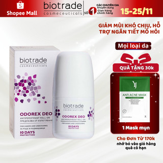  Lăn Khử Mùi Biotrade Odorex Deo Antiperspirant Roll On ngăn mồ hôi tay và nách 20ml 