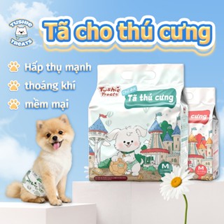 Tã lót vệ sinh cho chó mèo,tã dùng một lần, mềm mại, thoáng khí, không ngột ngạt và có khả năng thấm hút cao