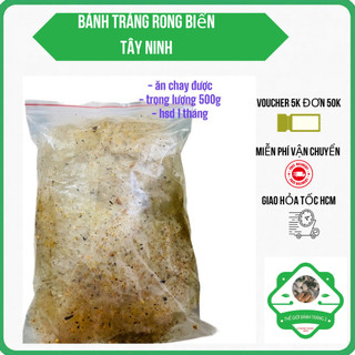  BÁNH TRÁNG RONG BIỂN CHAY 500G – GIÒN TAN THANH VỊ TÚI ZIP TIỆN DỤNG 