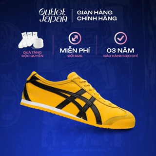 Giày Onitsuka Tiger chính hãng Onitsuka Tiger Mexico 66 vàng Yellow Black real fullbox bảo hành 03 năm Japan Authentic 