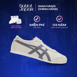  Giày Onitsuka Tiger chính hãng Onitsuka Tiger Mexico 66 xám Grey White real fullbox bảo hành 03 năm Japan Authentic 