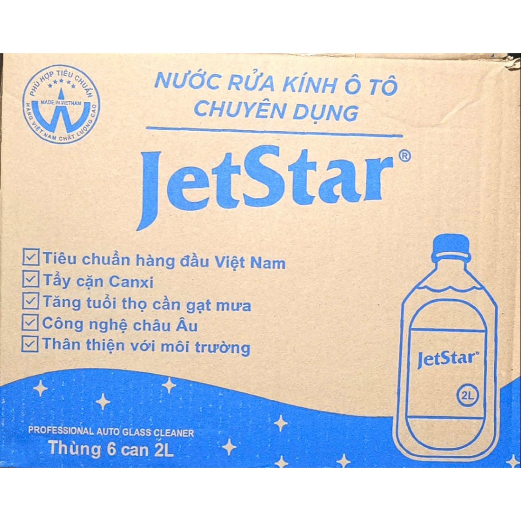 Nước đổ kính ô tô Jetstar 2L