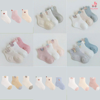 Tất lưới hàn quốc - set 3 đôi