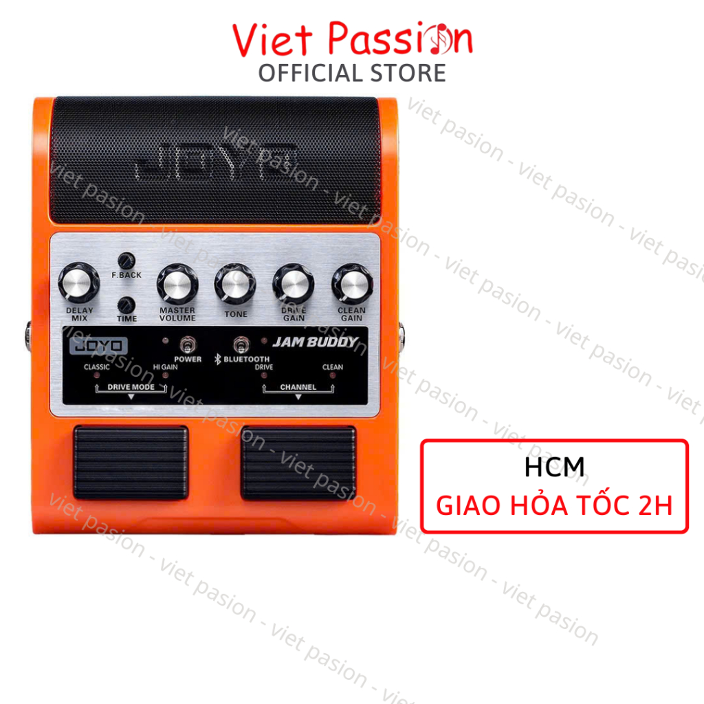 Loa Amply Guitar di động JOYO BUDDY Guitar (Amplifier Effect Pedal) Viet Passion HCM