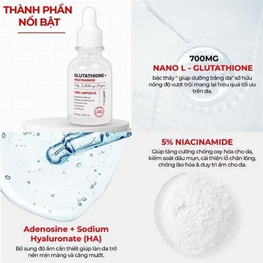 Serum Glutathione 700V Ampoule