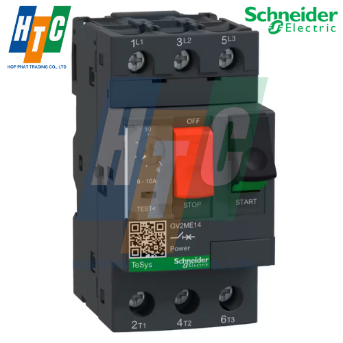 Cầu Dao Bảo Vệ Động Cơ 3P 6.0-10A- GV2ME14 Schneider