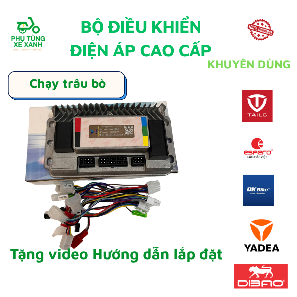IC Đúc THK 500W 1200W mở tua Bluetooth Chính hãng Cao cấp - IC xe điện 500W 1200W mở tua THK