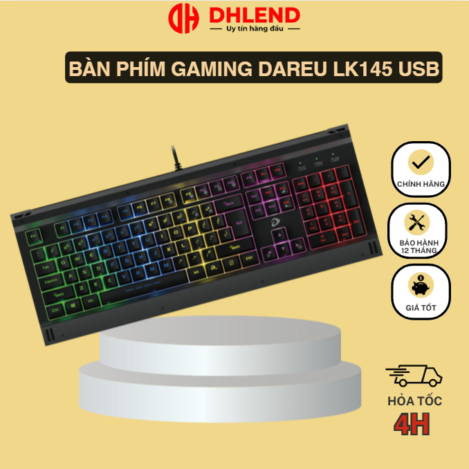 Bàn phím Gaming DAREU LK145 USB
