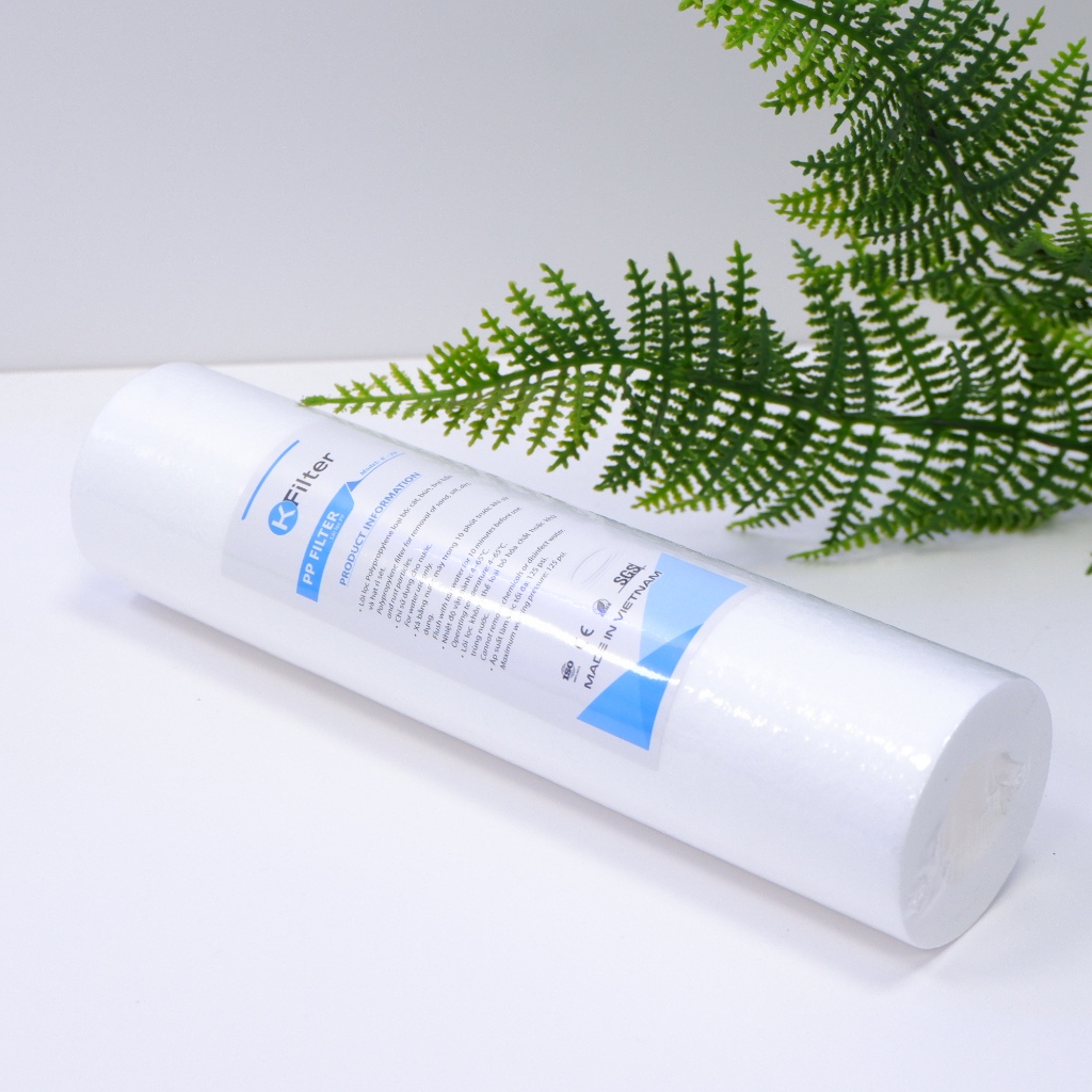 Lõi lọc nước số 1, lõi lọc PP 10 inch, giá rẻ dùng cho tất cả các máy lọc nước