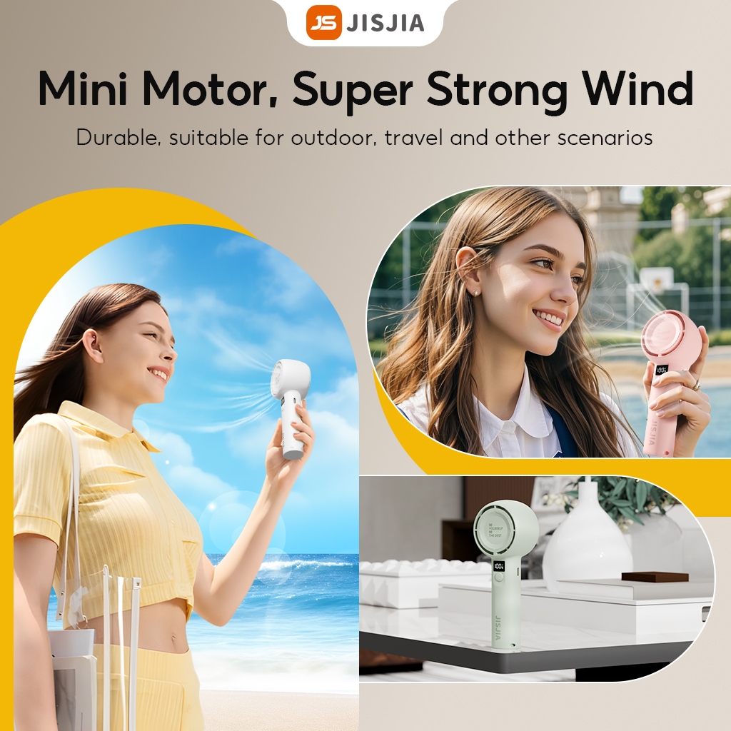 YODEVOE A2 Quạt Cầm Tay Giao Mạnh Màn Hình LED Điều Chỉnh Tốc Độ Lưu Lượng Giao Thiết Kế Nhỏ Gọn Làm Mát Cá Nhân | BigBuy360 - bigbuy360.vn