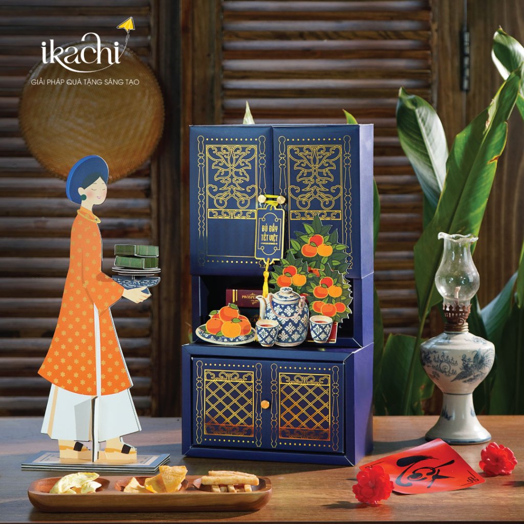 Combo Quà Tết Xanh IKACHI | NẾP NHÀ AN NHIÊN | Quà Tết Ý Nghĩa 2026 | Combo Quà Tặng Tết