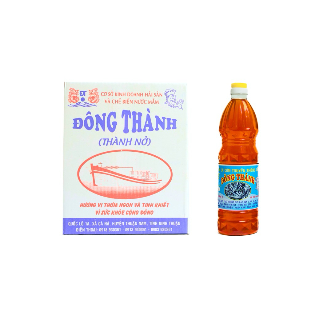 Nước mắm Truyền Thống Cà Ná Đông Thành (Loại 2, 6 chai 6 lit)