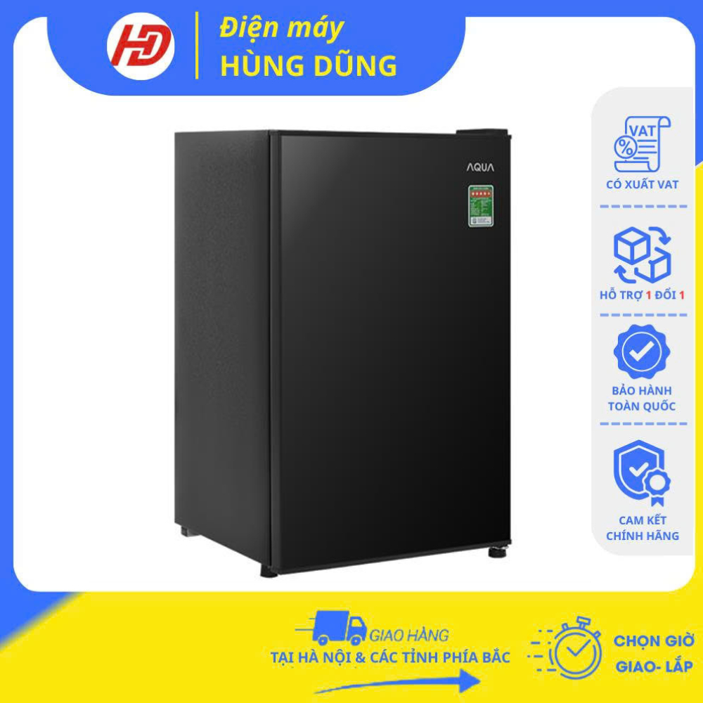 [ SHIP HOẢ TỐC 2H TẠI HÀ NỘI ] Tủ lạnh Mini Aqua 90 lít AQR-D99FA(BS) /AQR-D100FA(BS) ĐEN, tiết kiệm