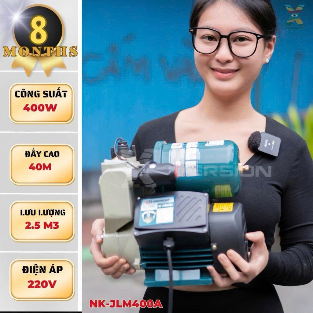 Máy bơm tăng áp NAKAWA - NK-JLM400A , công suất 200w , 400w , 600w, 800w - Xversion