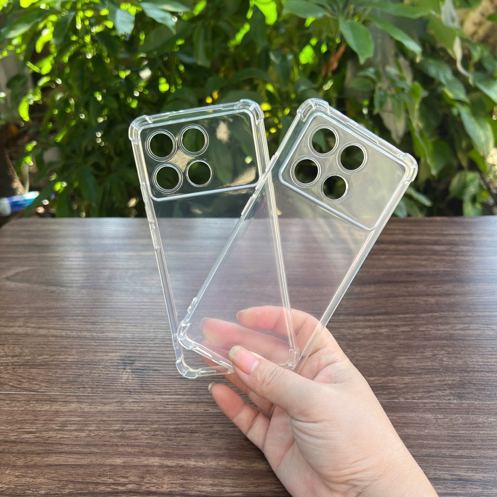 Ốp lưng Xiaomi Redmi K70 5G/ K70 Pro 5G/ K70E 5G dẻo Silicon trong suốt và chống va đập 4 góc