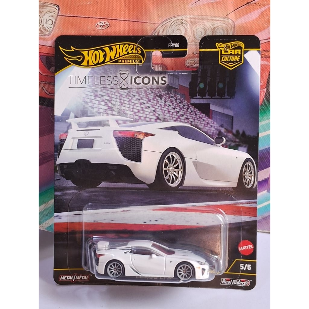 2025 HOT WHEELS PREMIUM LEXUS LFA WHITE COLOR