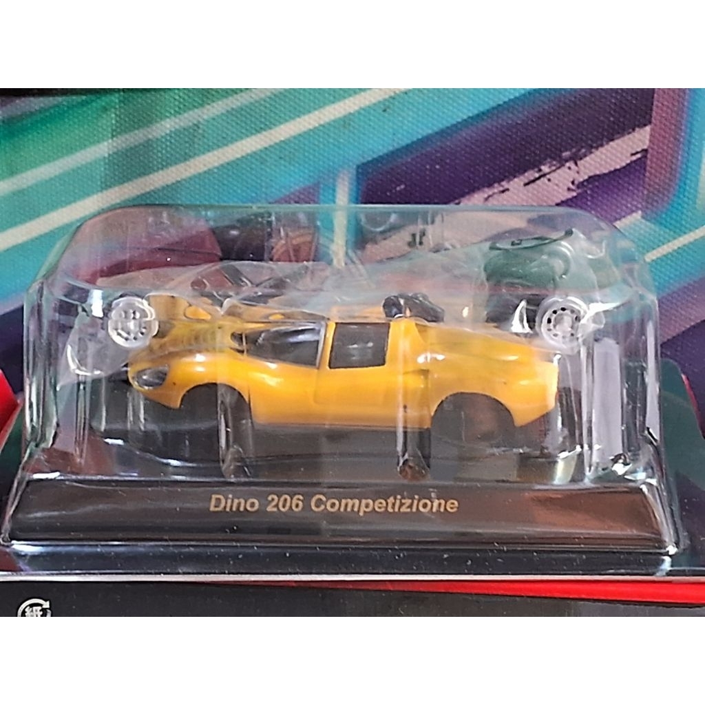 KYOSHO 1/64 - FERRARI DINO 206 COMPETIZIONE MÀU VÀNG