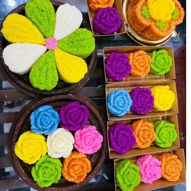 Khuôn xôi nhiều mẫu đẹp khuôn hoa 7 cánh khuôn tim khuôn hoa hồng khuôn xôi đẹp