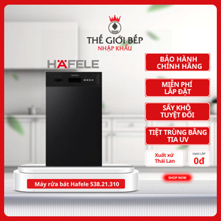 Máy Rửa Chén Độc Lập HDW-F60EB Hafele 538.21.310 - Thiết Kế Sang Trọng, Vận Hành Êm Ái