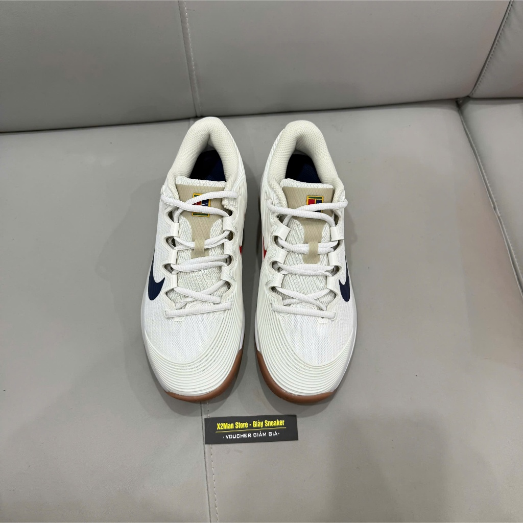 [X2Man] Giày Thể Thao Sneaker Chuyên Pickleball Tennis Tập Luyện Gym Đế Êm Trợ Lực Ma Sát Tốt Vaapoor 12 Đế Nâu