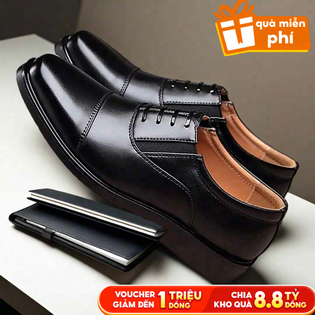 Giày Tây Nam Trung Niên Cao Cấp Da Bò Thích Hợp Đi Làm Và Đi Chơi G99 size 38 đến 44 Bảo Hành 1 năm