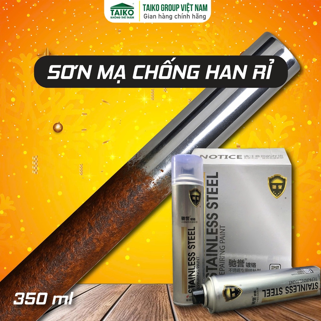 Sơn Bạc Mạ Crom Sơn Xịt Mạ Sáng Bóng 350ml Chai Sơn Mạ Siêu Bóng Làm Mới Ô tô Xe Máy, Vật Dụng Trang