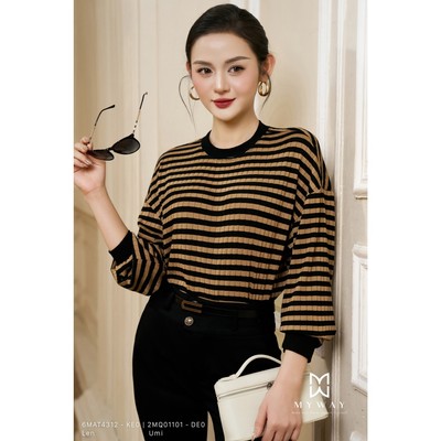 Áo Thun Len Dài Tay Nữ Mùa Đông MY WAY Giữ Ấm Cao Cấp 6MAT4312