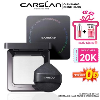 Phấn Phủ Phấn Nén Kiềm Dầu CARSLAN Kiềm Dầu Lâu Trôi 24h Che Phủ Tốt Nhỏ Gọn Tiện Lợi Sang Trọng 8g 