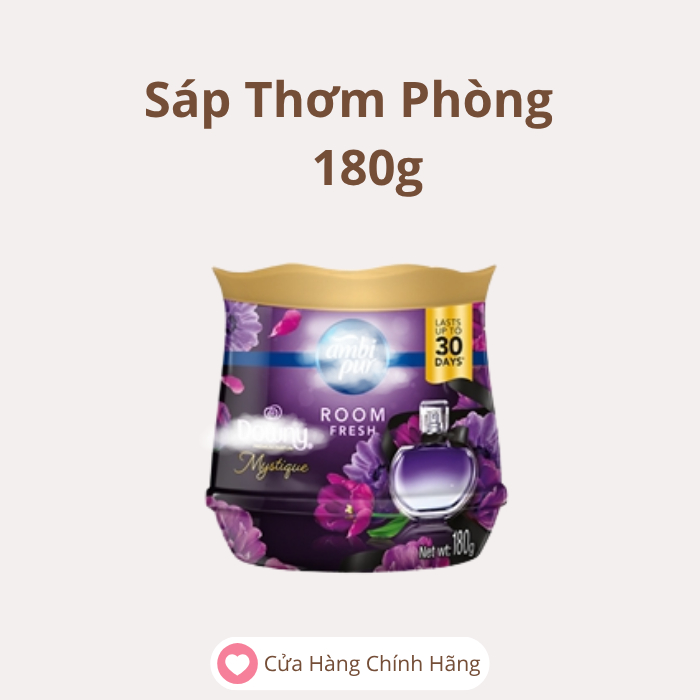 Sáp Thơm Phòng Ambi Pur Room Fresh Gel Downy Premium Parfum 180g