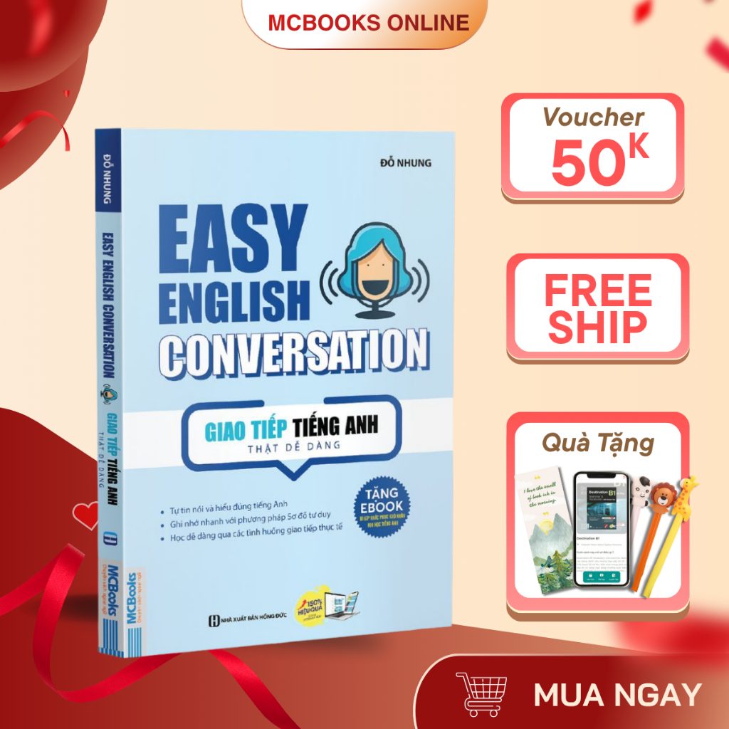 Sách Easy English Conversation – Giao tiếp tiếng Anh thật dễ dàng