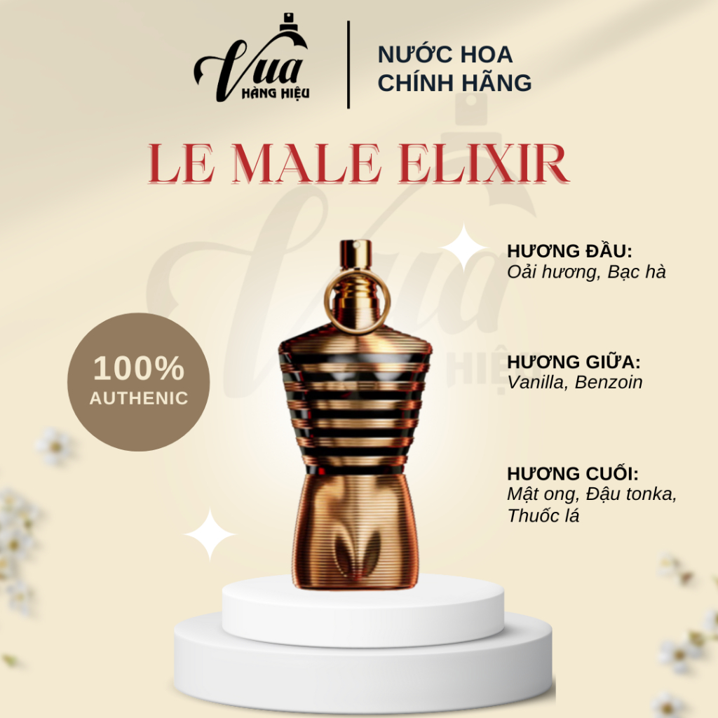 JPG Le Male Elixir Parfum | Nước hoa nam | Vua Hàng Hiệu