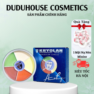  Bảng Che Khuyết Điểm triệt sắc Kryolan dạng ô nhỏ 6 ô màu tự nhiên 1g Duduhouse 