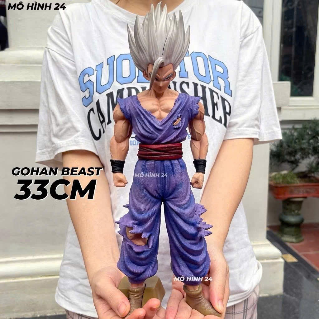 [CÓ SẴN] Mô hình đồ chơi nhân vật Son Gohan BEAST 33cm nhựa đặc giá xưởng songohan trạng thái beast 