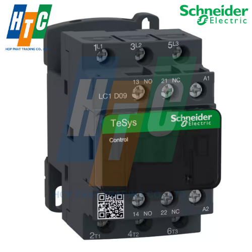 Khởi động từ - 3P(3 NO) - AC-3 - 440 V 9 A - 220 V AC coil- LC1D09M7 Contactor Schneider