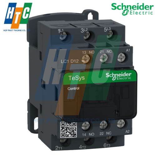Khởi động từ - 3P(3 NO) - AC-3 - <= 440 V 12 A - 220 V AC coil- LC1D12M7 Contactor Schneider