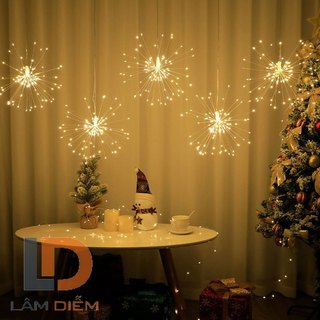 Dây đèn led trang trí tết màu đỏ rực mang lại cảm giác ấm áp và may mắn ngày đầu năm