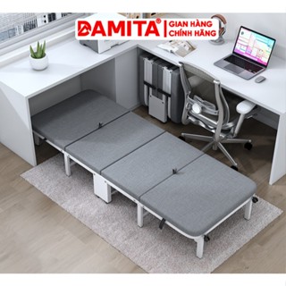 GIƯỜNG GẤP 4 KHÚC ĐỆM DÀY (SƠN TRẮNG) – DAMITA | GẤP GỌN – SIÊU CHẮC – BẢO HÀNH 10 NĂM - SƠN TRẮNG