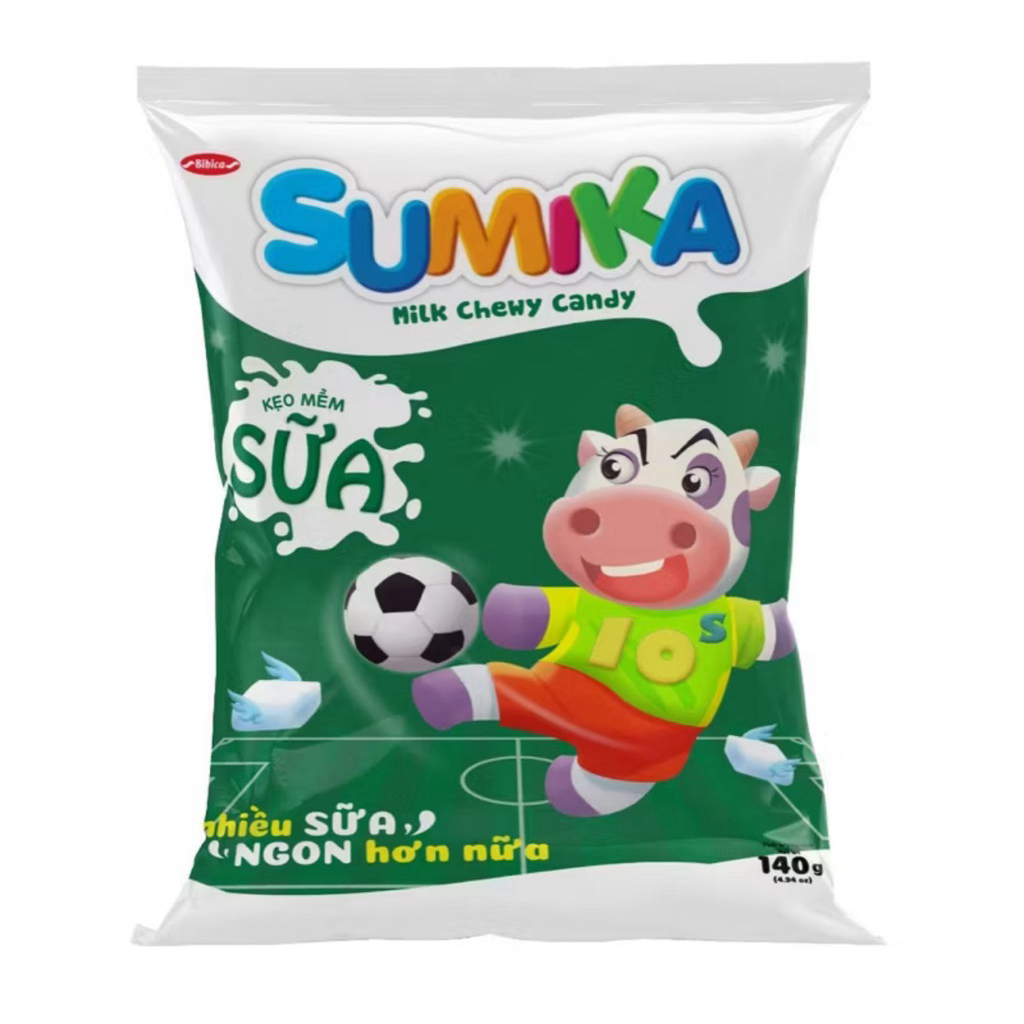 Kẹo bò sữa mềm bibica 140g