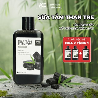  Sữa tắm than tre cho nam ACEMAN 365ml thành phần từ thiên nhiên làm sạch sâu hỗ trợ giảm mụn lưng 